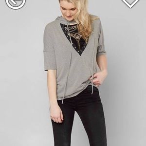 Gilded Intent (Buckle Brand) Hooded V Neck Shirt